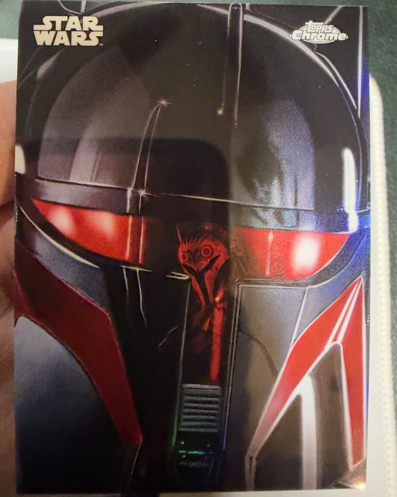 Topps 2026 Star Wars Chrome Reflections R-20 For Mandalore Mike Stephens Topps 2026 Star Wars Chrome Reflections R-20 For Mandalore Mike Stephens