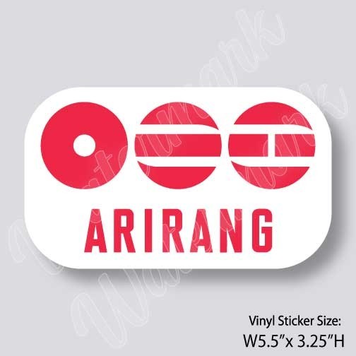 BTS_V1_ARIRANG_Stickers_Decals BTS_V1_ARIRANG_Stickers_Decals