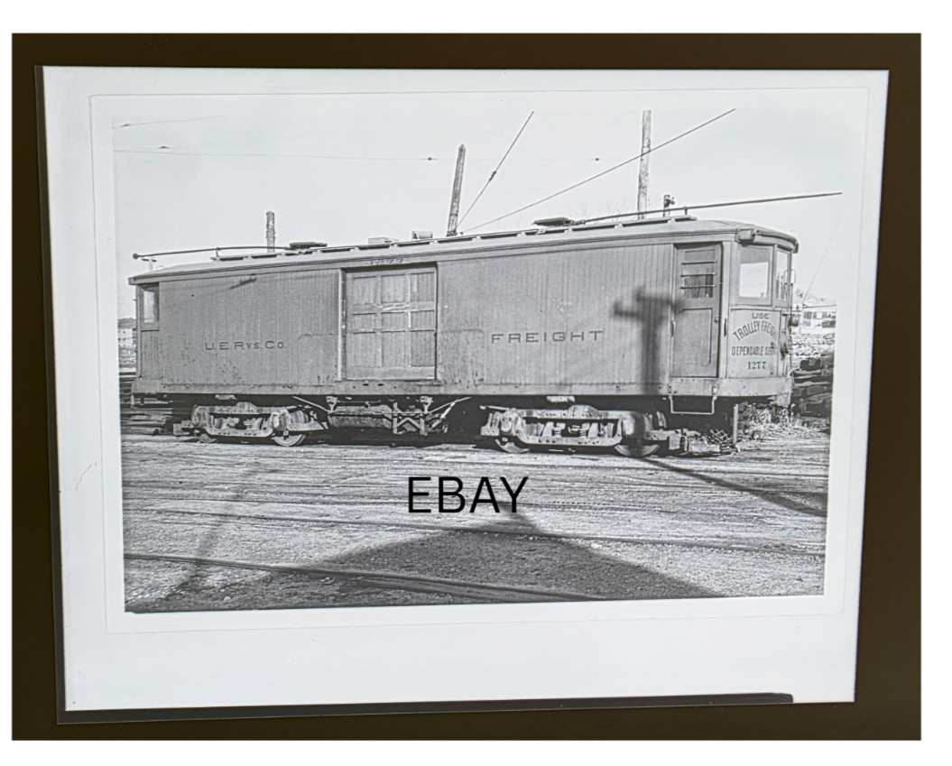 UER #1277 Electric Freight Box Motor Providence RI 4.5x3.5 Copy Negative UER #1277 Electric Freight Box Motor Providence RI 4.5x3.5 Copy Negative