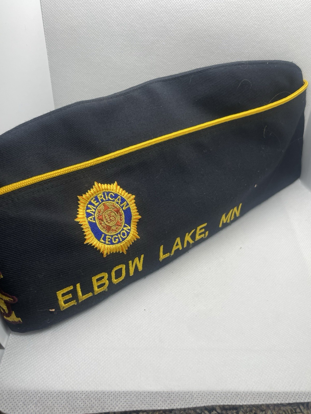 Vintage VFW American Legion Veteran Cap Hat Post 321 Elbow Lake, MN