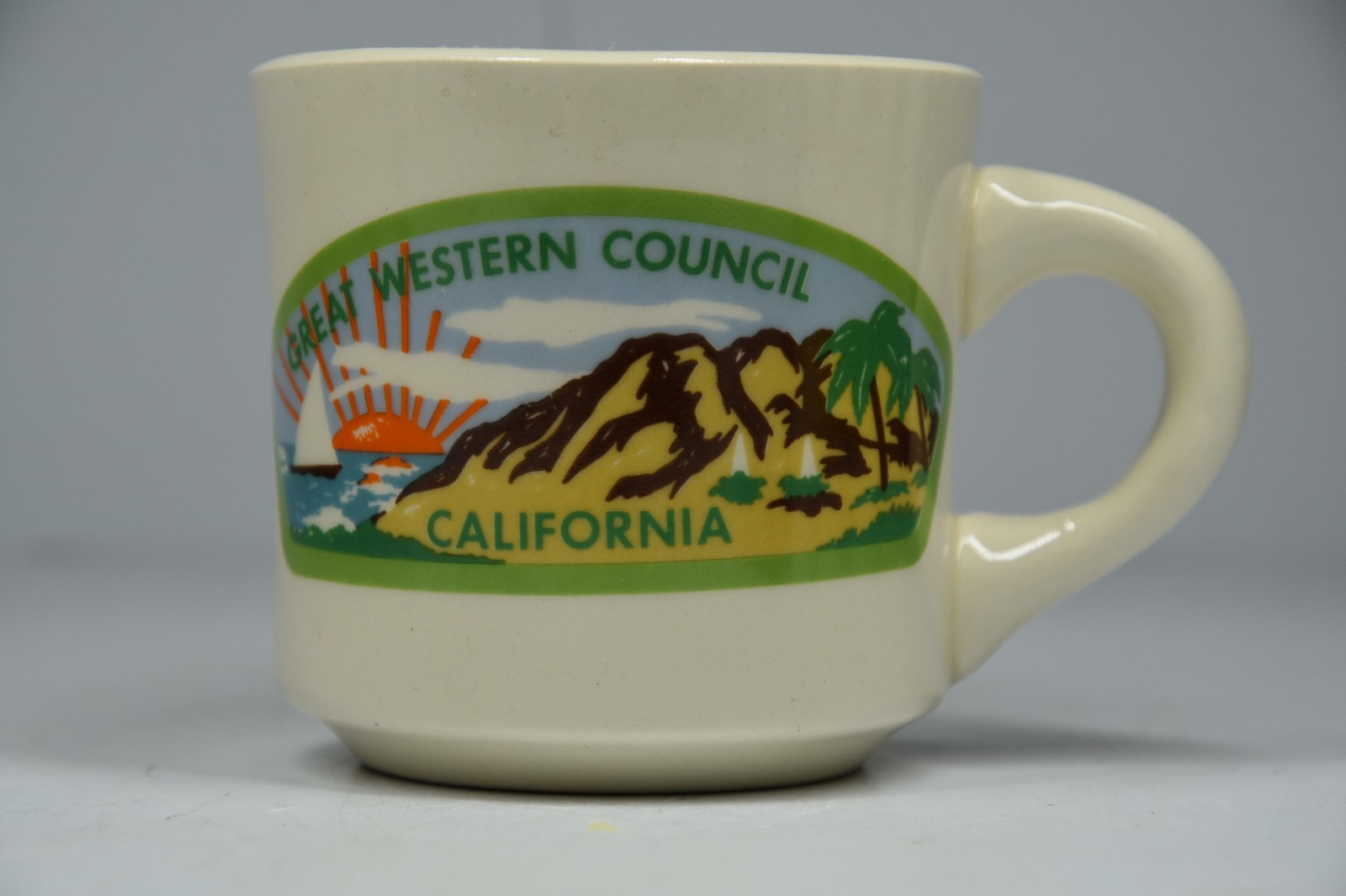 Vintage Boy Scouts Great Western Council California Coffee Mug BSA Vintage Boy Scouts Great Western Council California Coffee Mug BSA