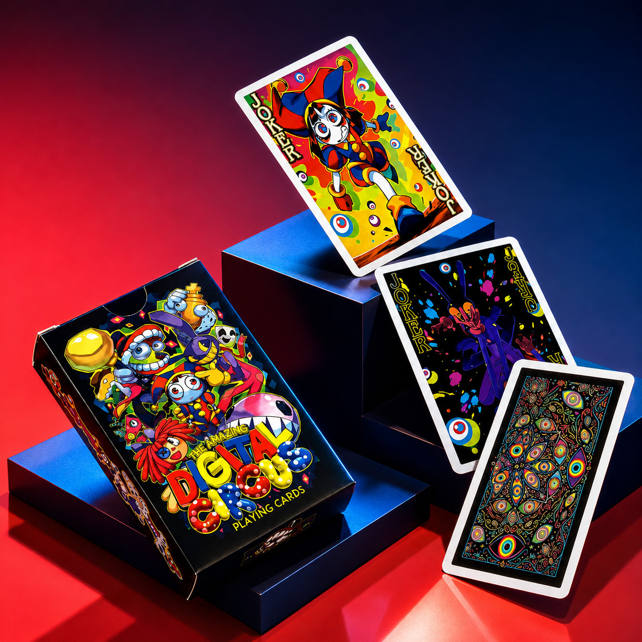 The Amazing Digital Circus Playing Cards Pomni Jax TADC Poker Deck Gift
