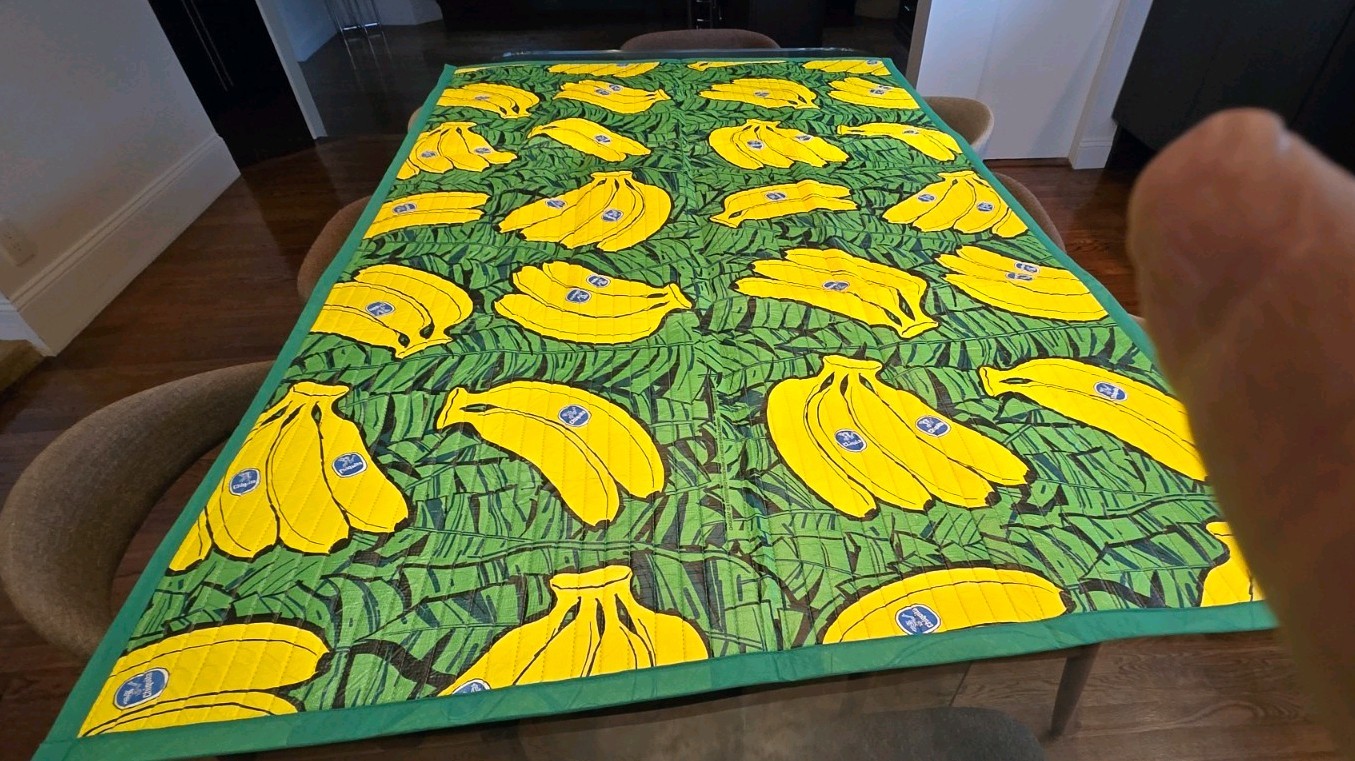 Vintage Chiquita Banana 48” X 70” Advertising Cloth Banner Rare