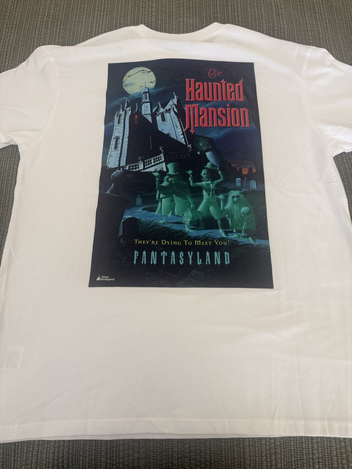 Brand New Tokyo Disney Resort Haunted Mansion T-shirt XL 3L 2026 Disneyland Brand New Tokyo Disney Resort Haunted Mansion T-shirt XL 3L 2026 Disneyland