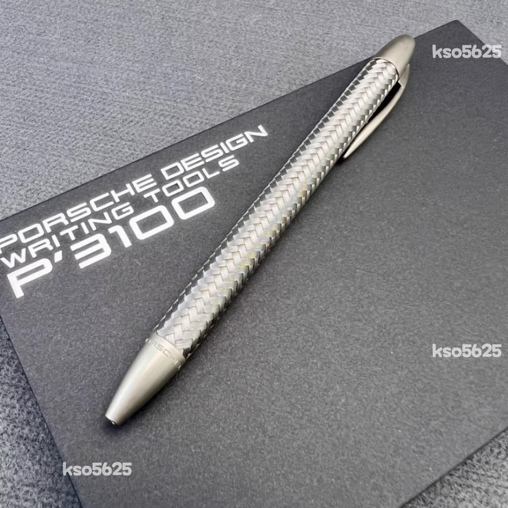 New Porsche Design Tec Flex P3100 Braided Weave Ballpoint Pen Collectors Gift New Porsche Design Tec Flex P3100 Braided Weave Ballpoint Pen Collectors Gift