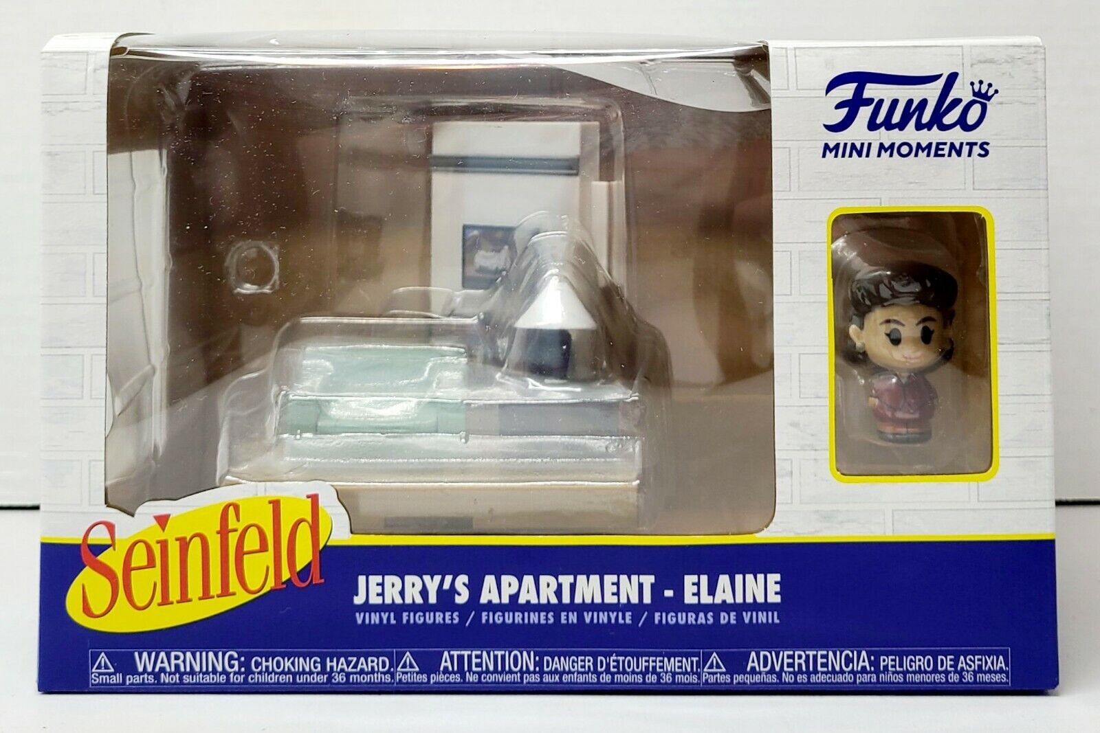 Funko Pop Mini Moments Seinfeld JERRY'S APARTMENT ELAINE Vinyl Figure Set NEW