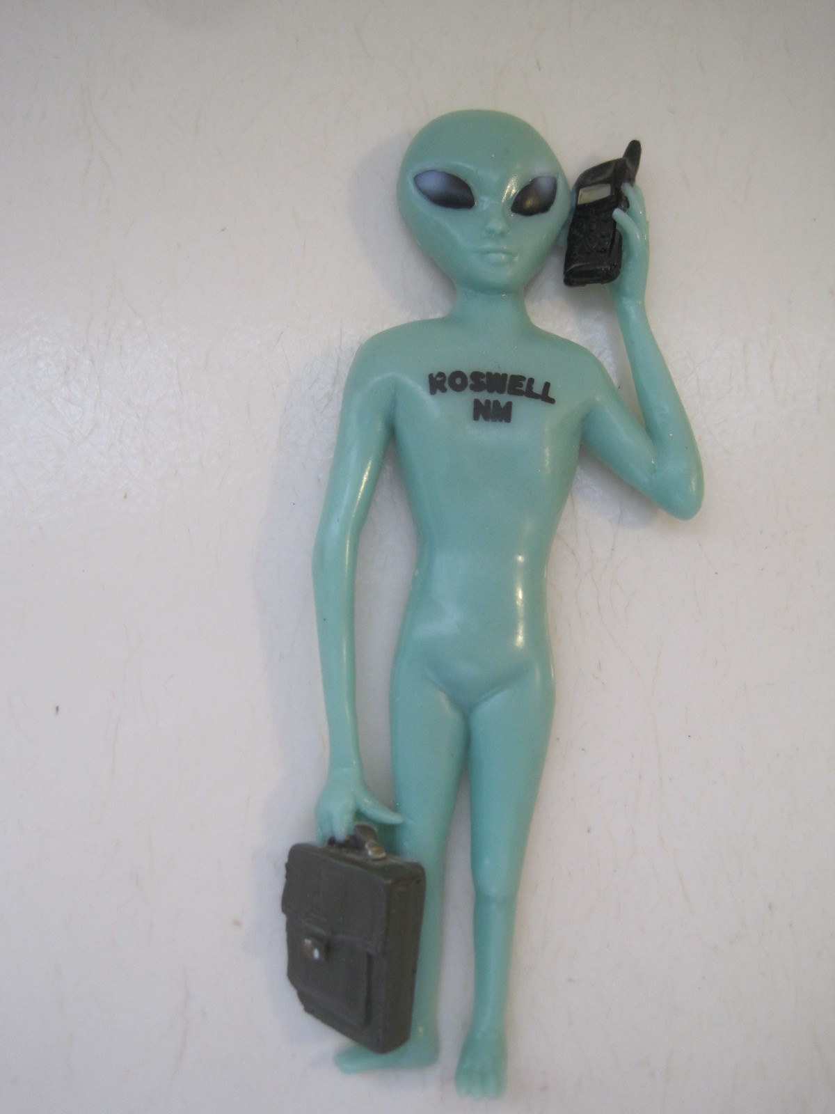 Rare Vintage Roswell NM Alien Refrigerator Magnet 5⅜” Tall Glow in the Dark Rare Vintage Roswell NM Alien Refrigerator Magnet 5⅜” Tall Glow in the Dark