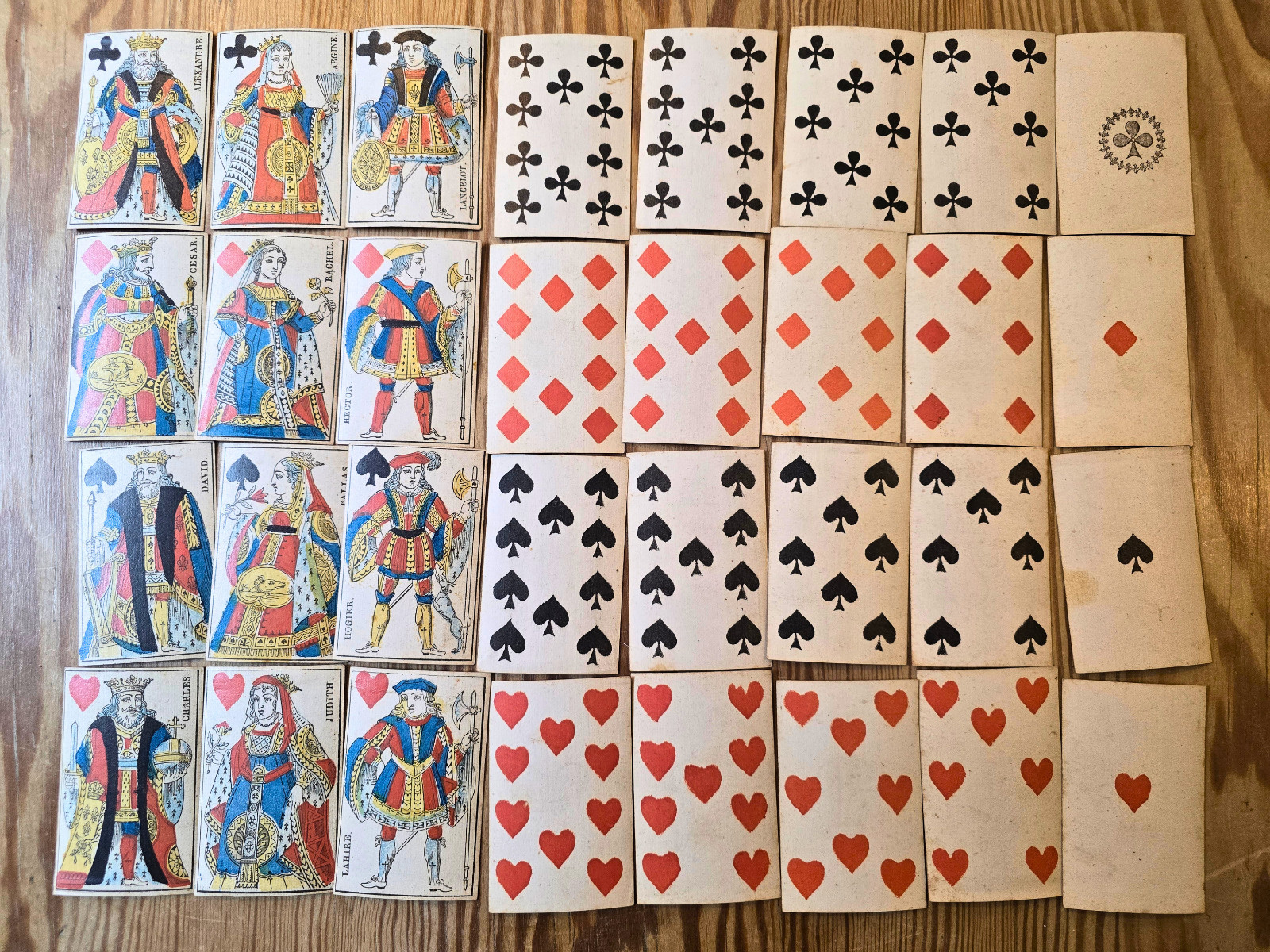 Antique French Piquet Playing Cards - 1816 Paris - FULL SET Antique French Piquet Playing Cards - 1816 Paris - FULL SET
