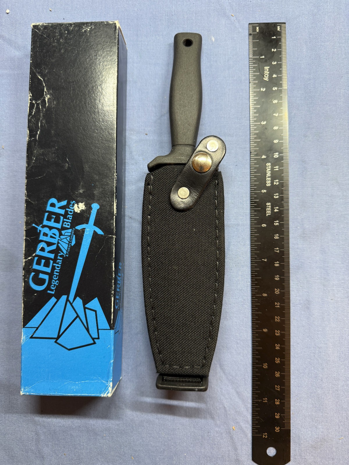 Gerber Mark I Boot Knife Stainless Steel NIB Vintage Retired Gerber Mark I Boot Knife Stainless Steel NIB Vintage Retired
