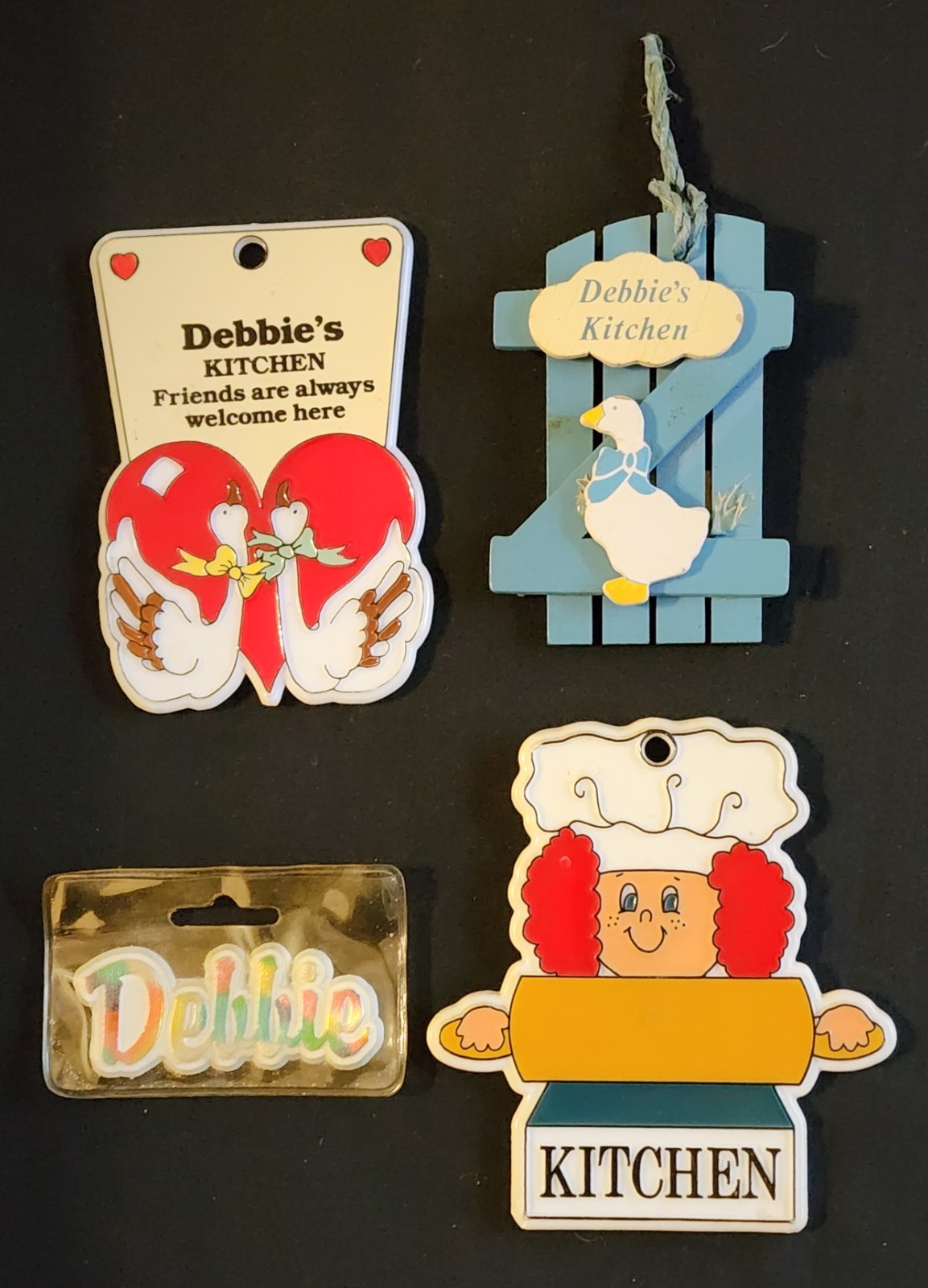 Vintage 1980's Refrigerator/Fridge Magnets SWIB/CONTENOVA "Debbie's Kitchen"