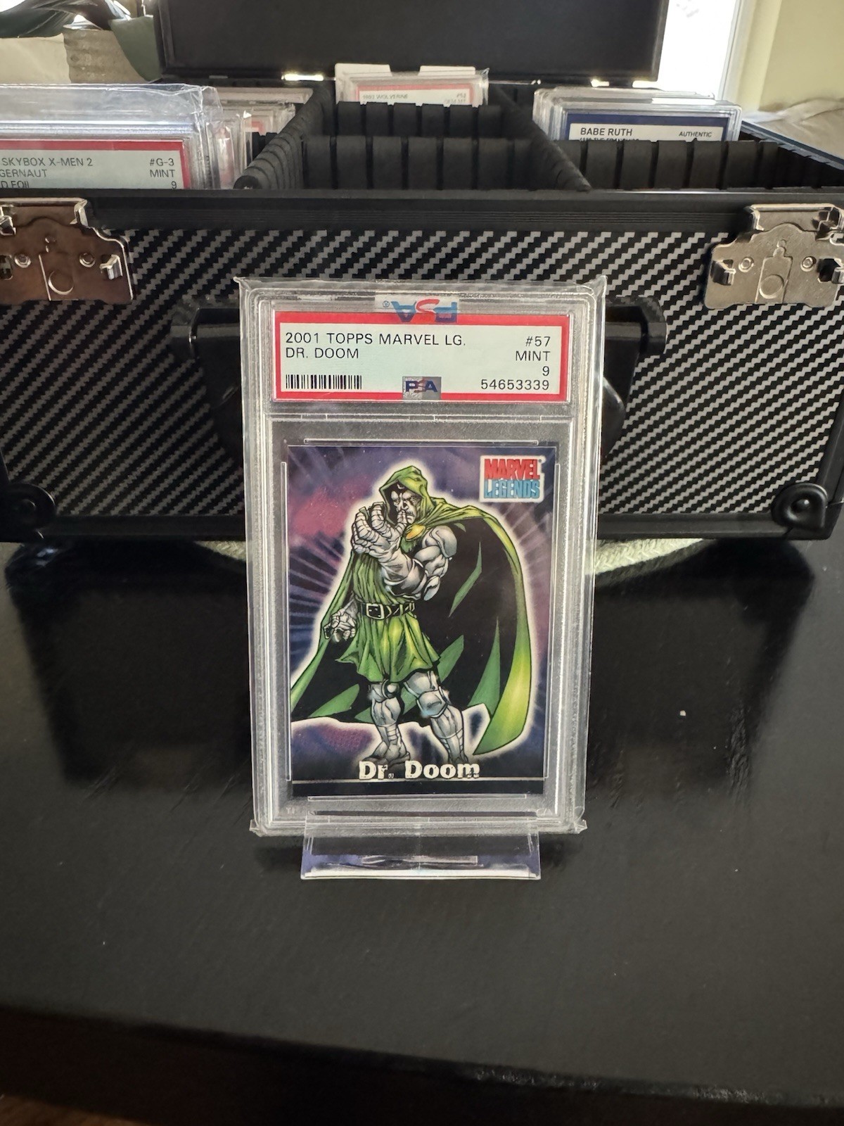 Topps 2001 Marvel Legends Doctor Doom #57 Graded Non-Sport Trading Card Topps 2001 Marvel Legends Doctor Doom #57 Graded Non-Sport Trading Card