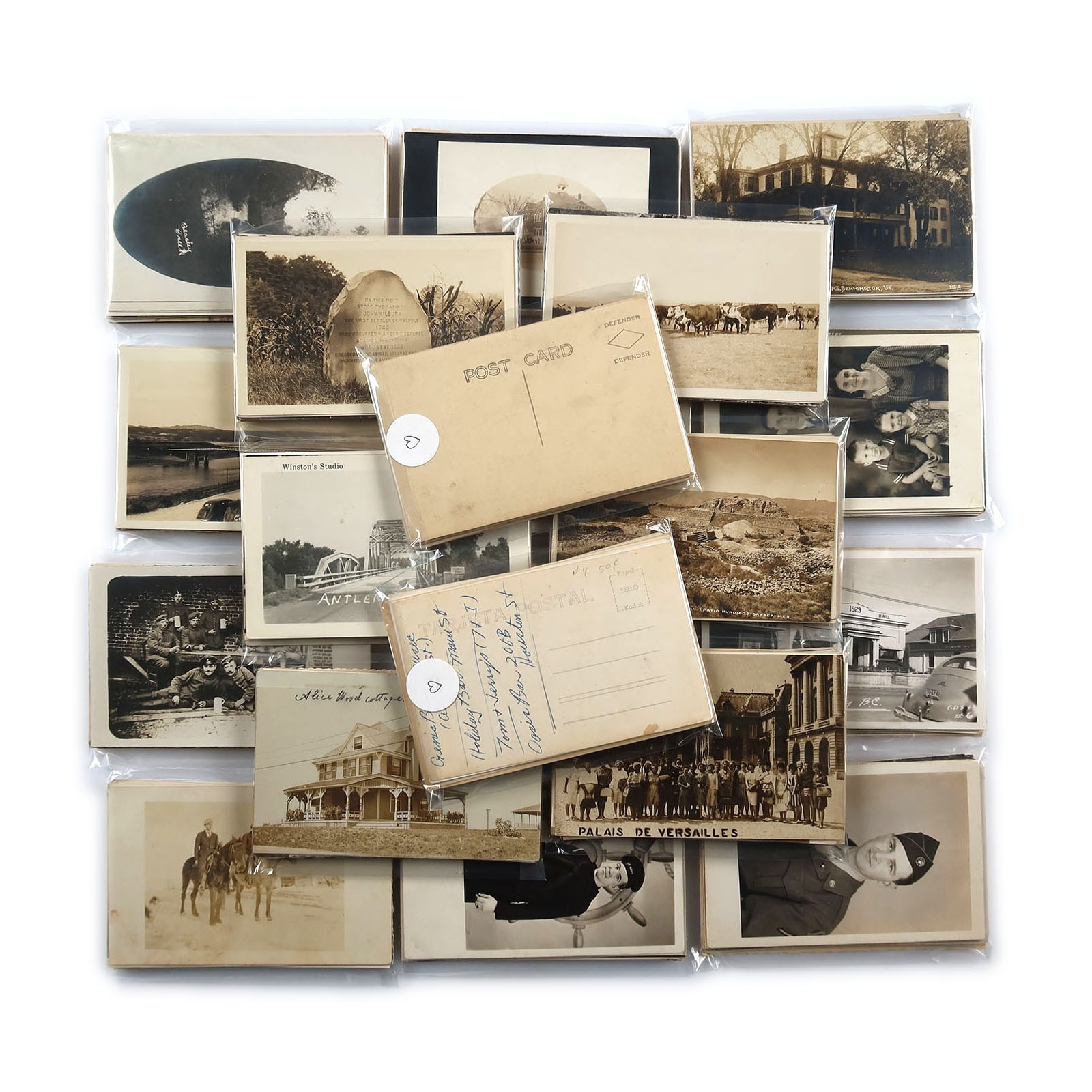20 Unposted Real Photo Postcards Lot - Vintage & Antique RPPC Collection - Mixed 20 Unposted Real Photo Postcards Lot - Vintage & Antique RPPC Collection - Mixed