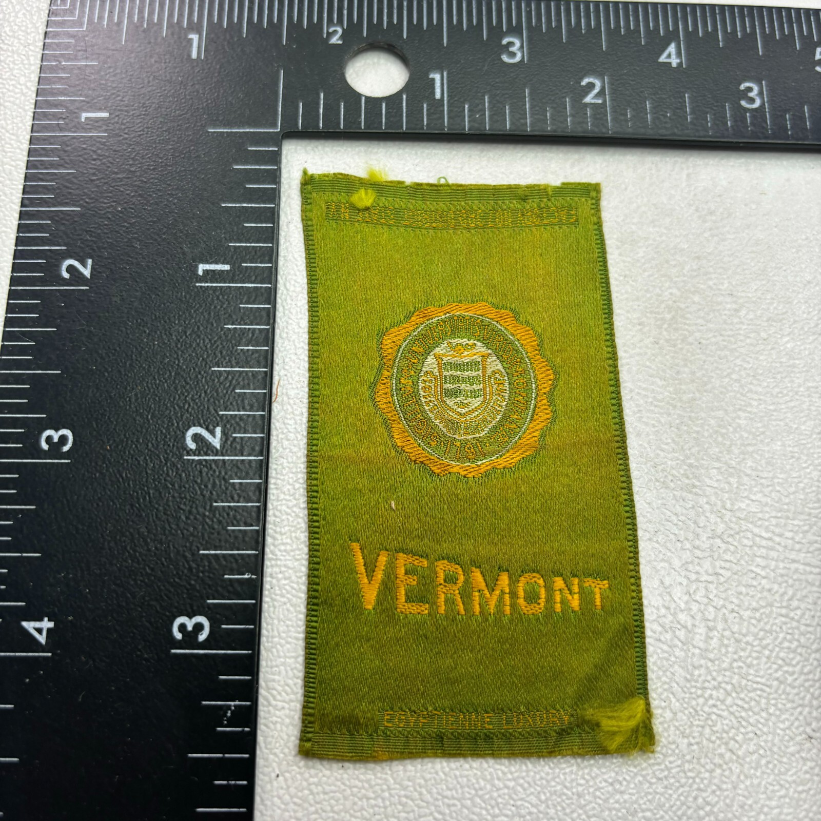 VTG c1910s UNIVERSITY OF VERMONT Egyptienne Luxury Tobacco Silk Collectible 39RI VTG c1910s UNIVERSITY OF VERMONT Egyptienne Luxury Tobacco Silk Collectible 39RI