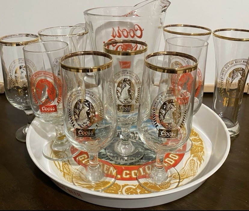 Rare Vintage Coors Flight Set Rare Vintage Coors Flight Set