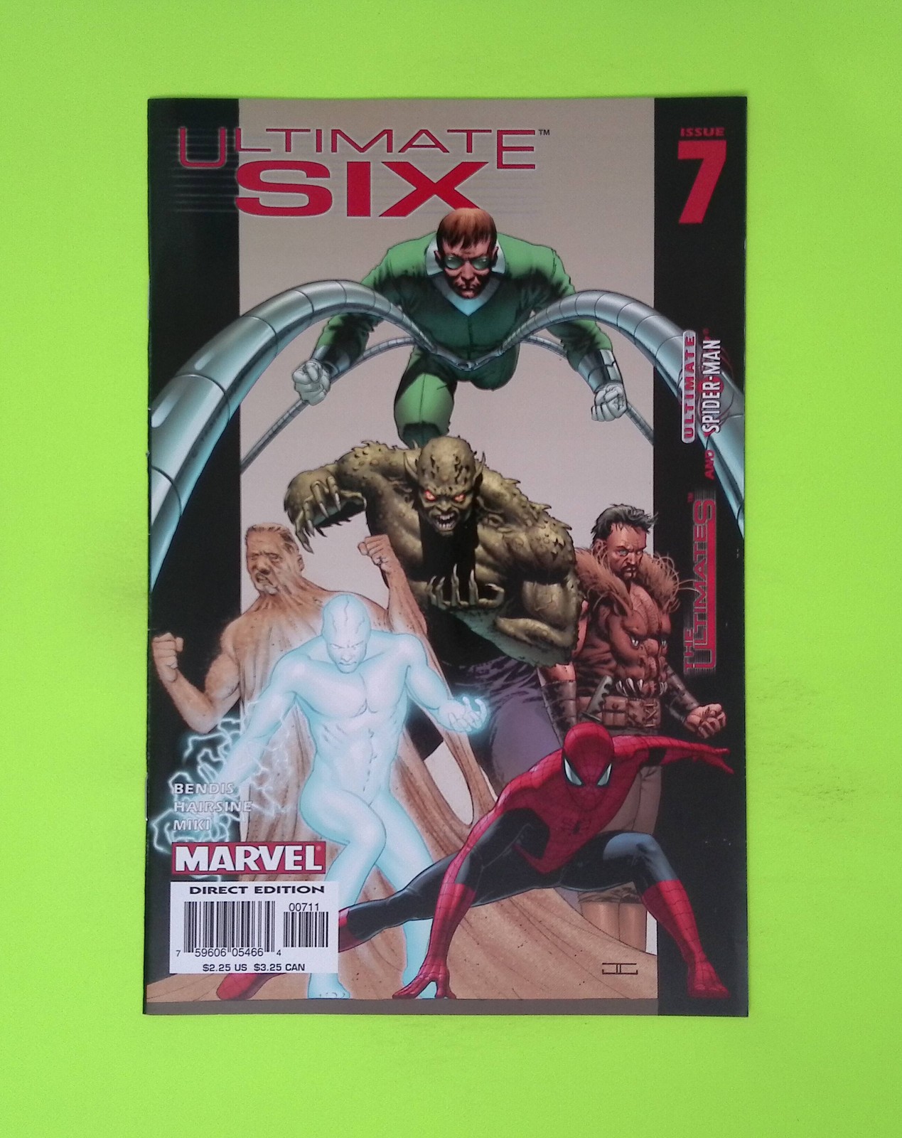 Ultimate Six #7 2004 Ultimate Marvel High Grade Comic Book X250-206