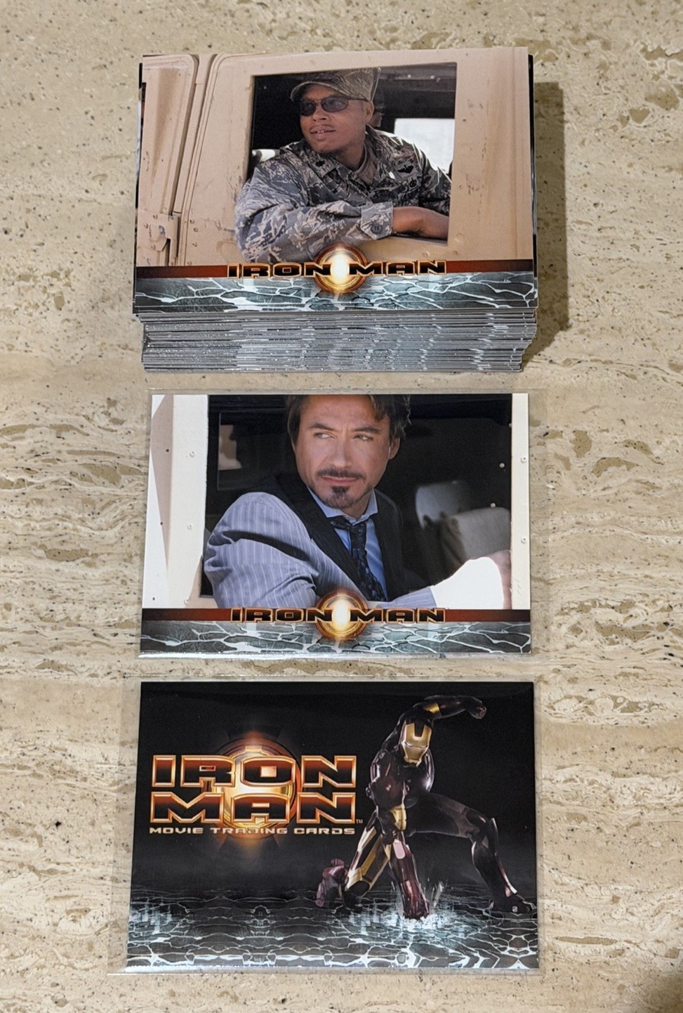2008 Iron Man Complete Rittenhouse 70 Card Set Robert Downey Jr 1st Card RC 2008 Iron Man Complete Rittenhouse 70 Card Set Robert Downey Jr 1st Card RC