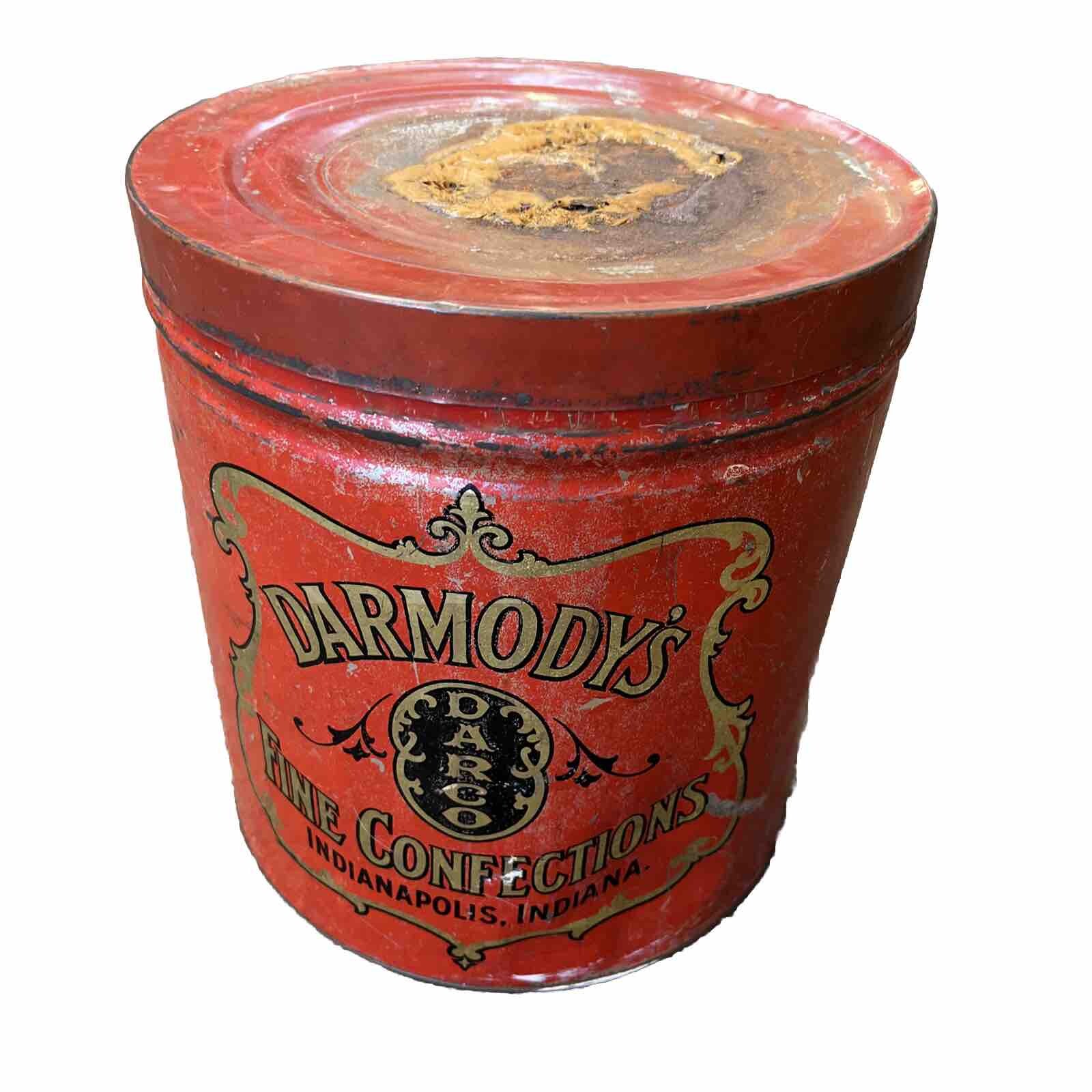 Vtg Darmody’s Fine Confections - Large Litho Tin - Indianapolis, Indiana - VHTF Vtg Darmody’s Fine Confections - Large Litho Tin - Indianapolis, Indiana - VHTF