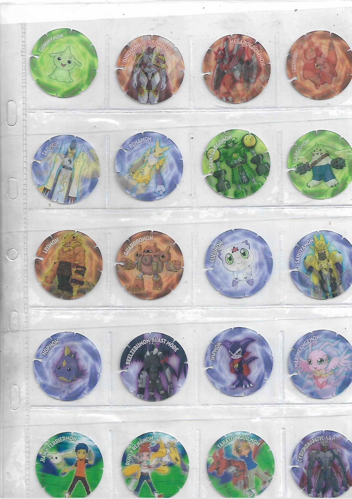 DIGIMON TAZOS  109/109 50 3D /50 FLY  / 09 HARD- DKV/2025  YEAR