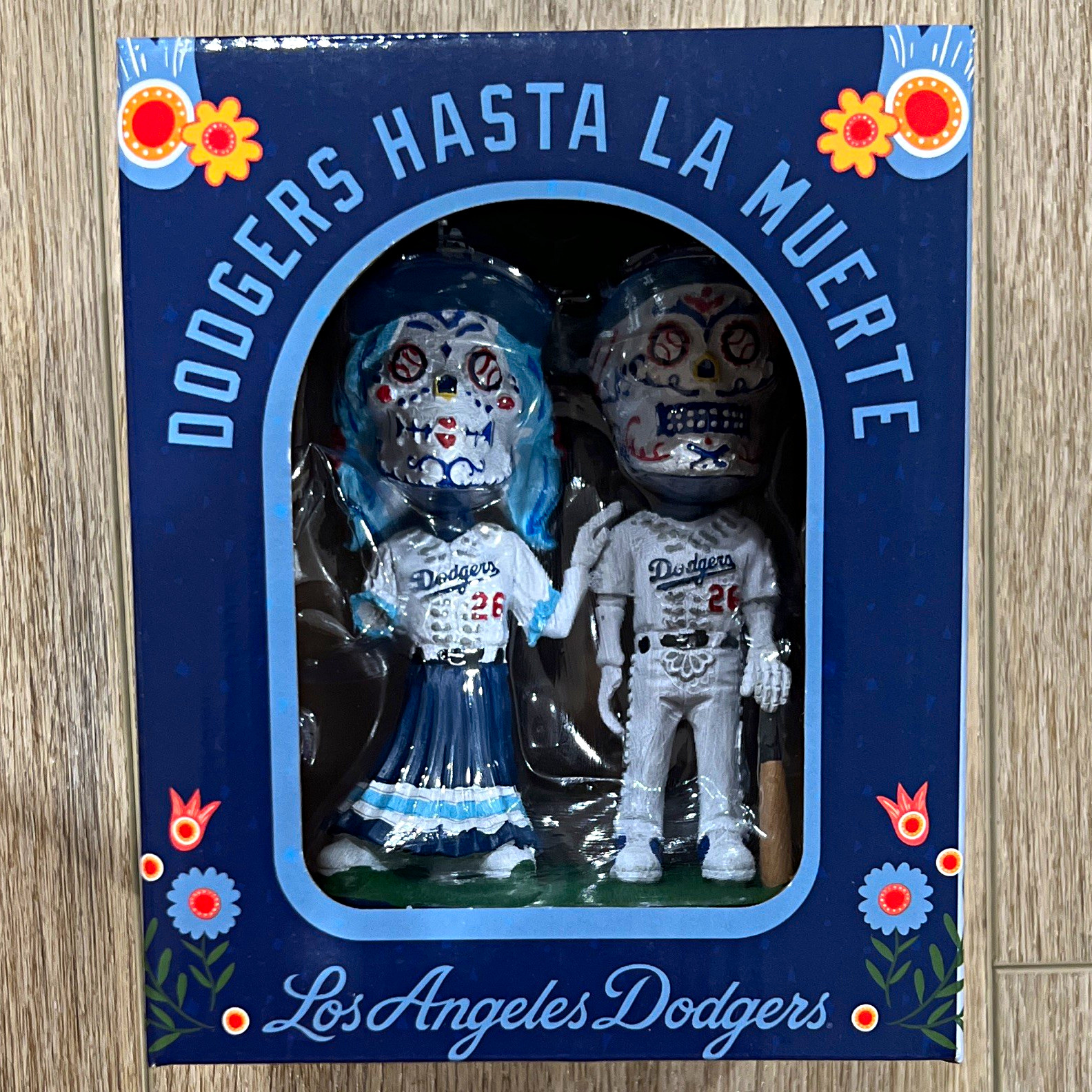 General Mills Los Angeles Dodgers Día de los Muertos Sugar Skull Figurines 2pk General Mills Los Angeles Dodgers Día de los Muertos Sugar Skull Figurines 2pk