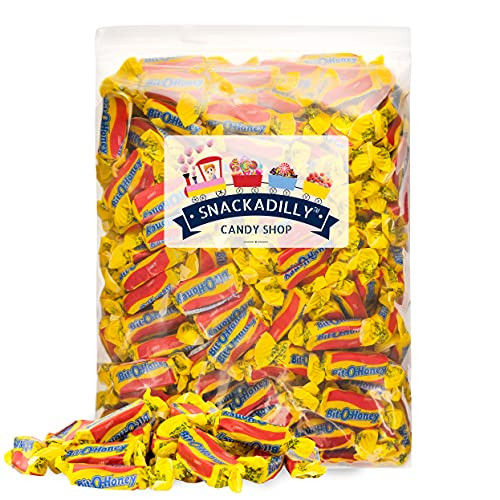 Bit O Honey Retro Candy 4 LB Bulk Size - Fresh & Tasty Honey & Almond Candy Bit O Honey Retro Candy 4 LB Bulk Size - Fresh & Tasty Honey & Almond Candy