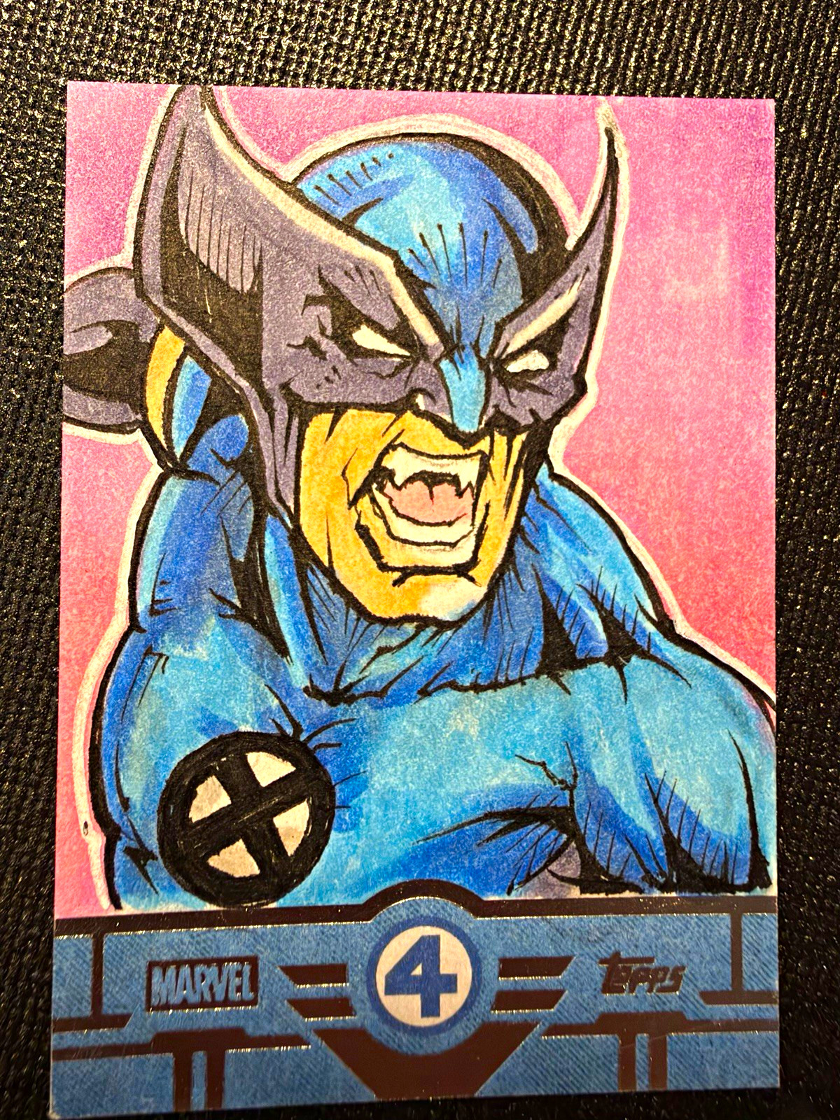 2026 Topps Finest Fantastic Four 65th Orig Sketch Wolverine 1/1 Auto Jason Queen 2026 Topps Finest Fantastic Four 65th Orig Sketch Wolverine 1/1 Auto Jason Queen