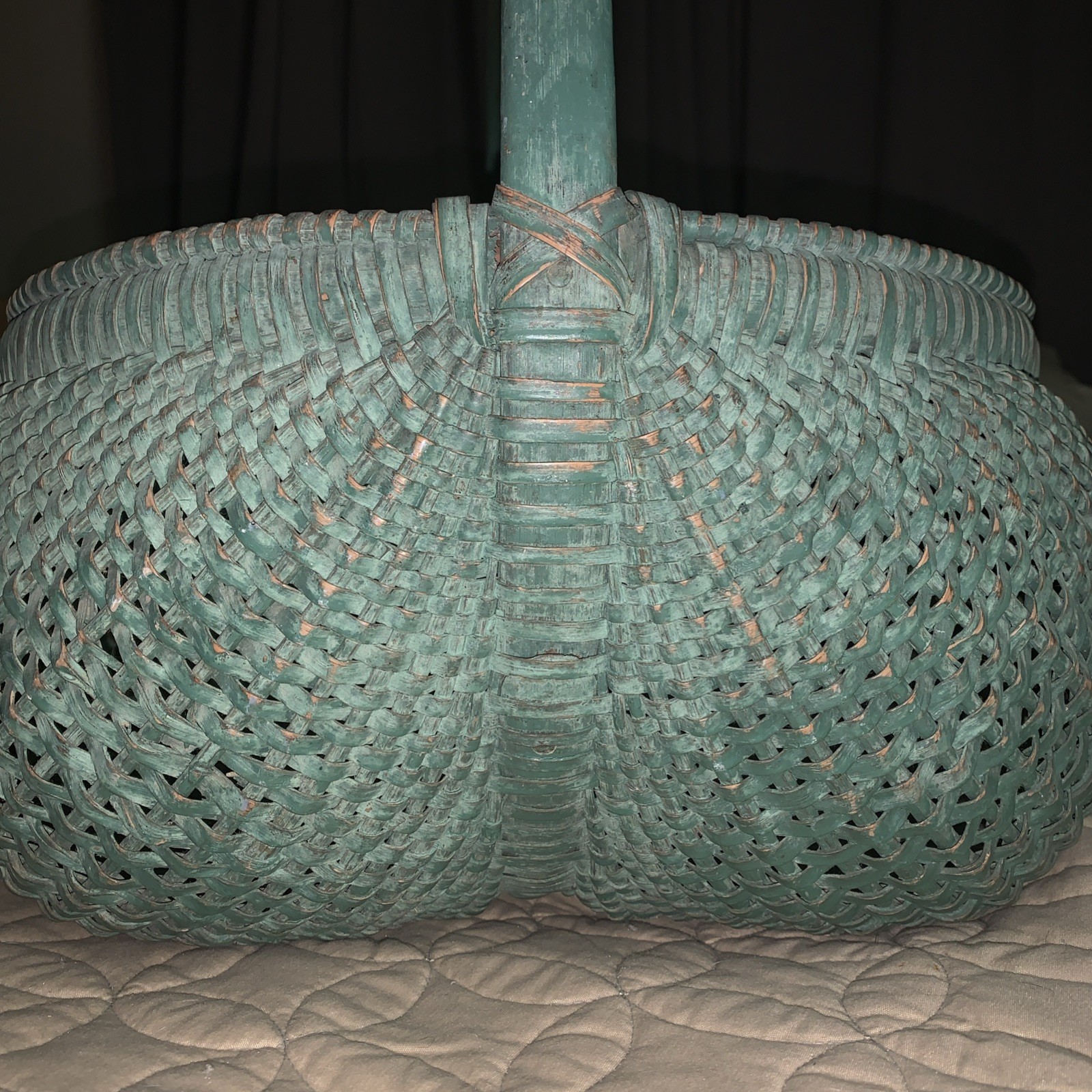 Rare 19th Century Shelton Sisters Hand-Woven Basket Rare 19th Century Shelton Sisters Hand-Woven Basket