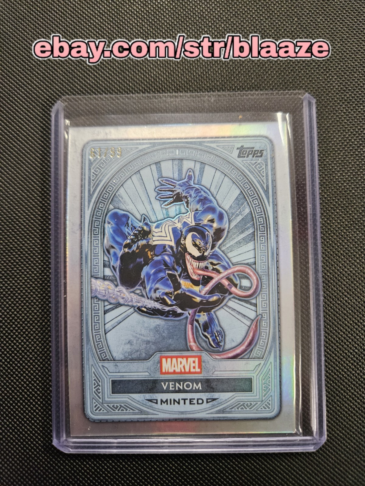2025 Topps Mint Marvel - Venom #114 Platinum /99 2025 Topps Mint Marvel - Venom #114 Platinum /99