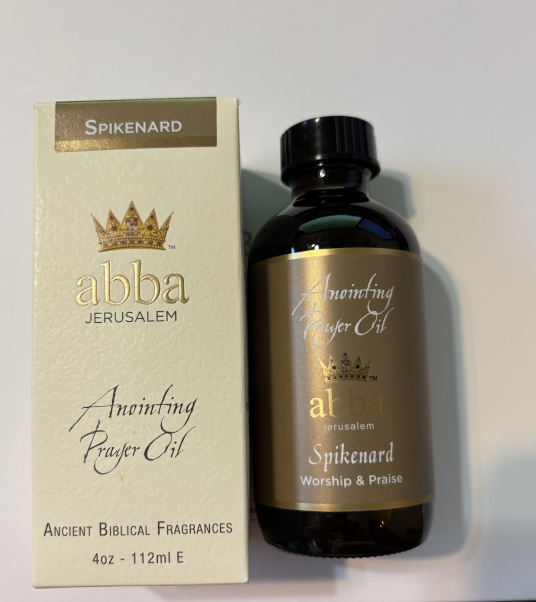 Abba Jerusalem Holy Anointing Oil Spikenard 4oz Altar Size