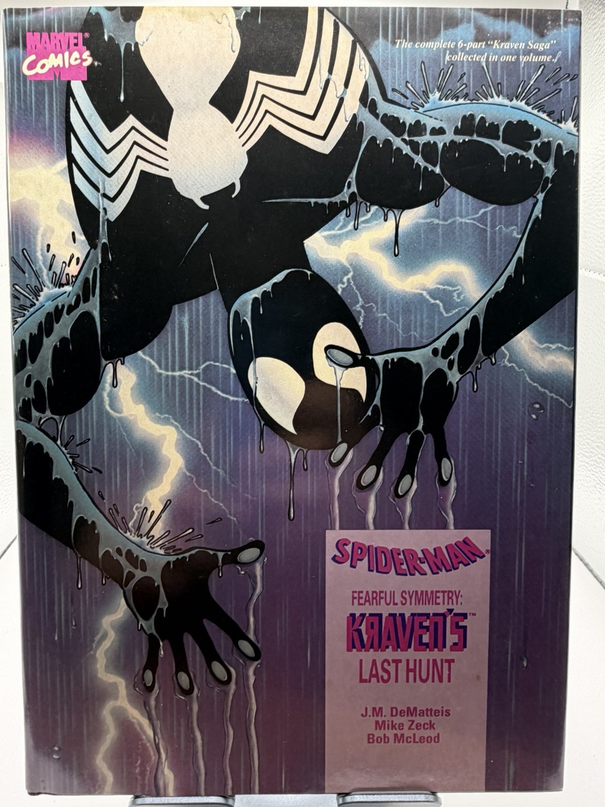 Spider-Man Fearful Symmetry: Kraven's Last Hunt Hard Cover 1989 First Edition 