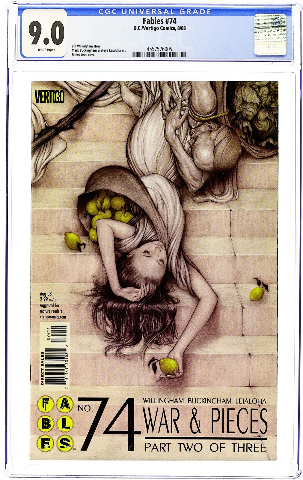Fables #74 - 2008 - CGC 9.0 - James Jean Fables #74 - 2008 - CGC 9.0 - James Jean