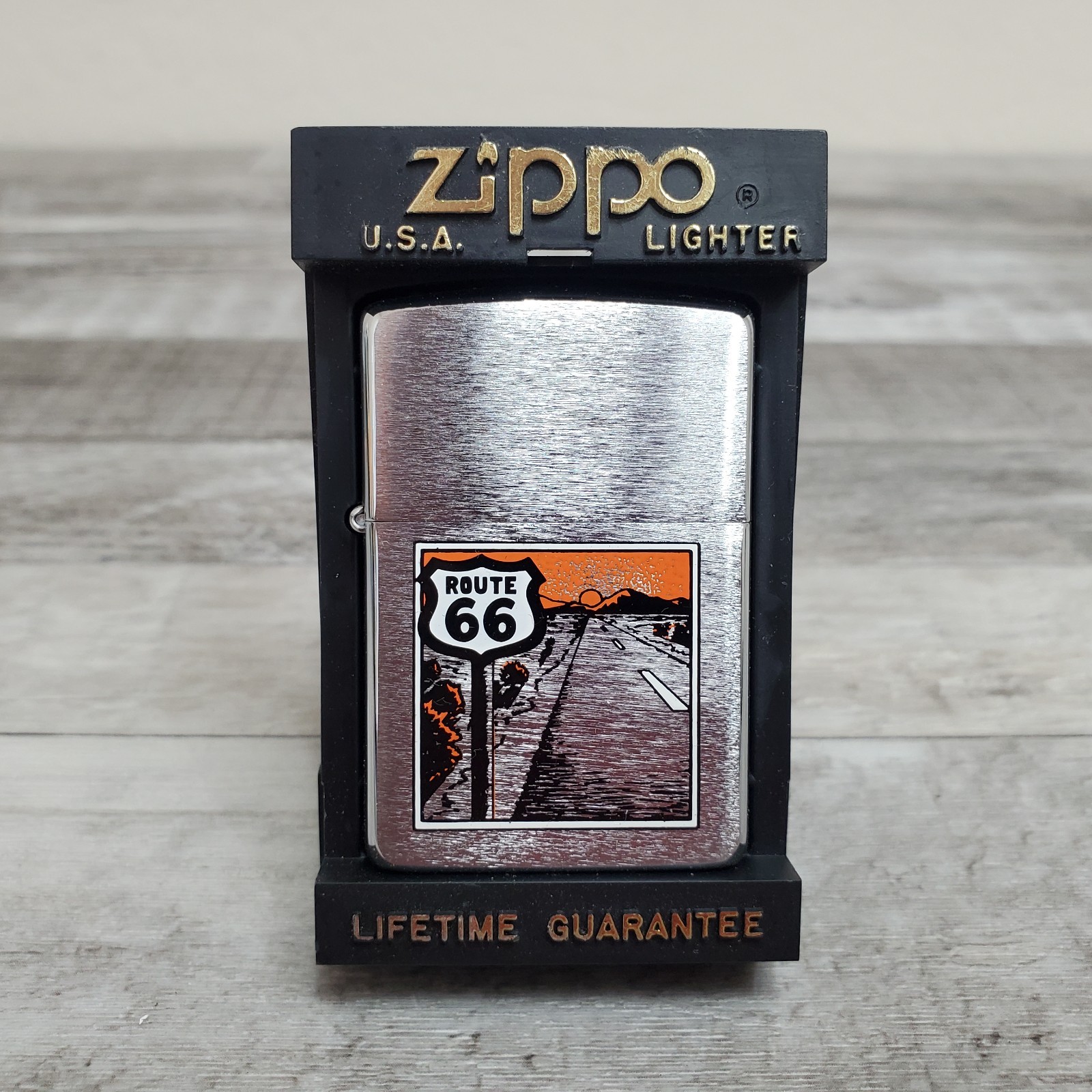 Zippo Route 66 Lighter PCH Limited Edition 1995 Sealed Unopened Vintage Zippo Route 66 Lighter PCH Limited Edition 1995 Sealed Unopened Vintage