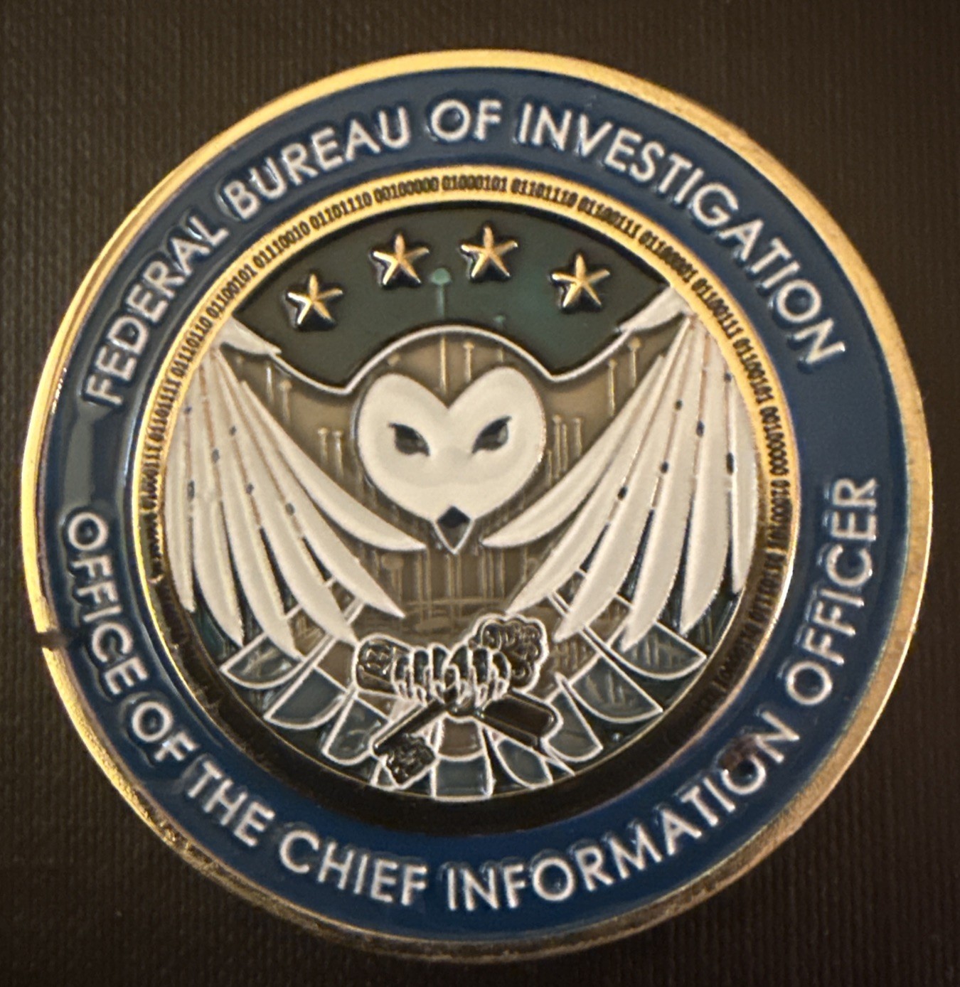 FBI Office Of The Chief Information Officer Challenge Coin New
