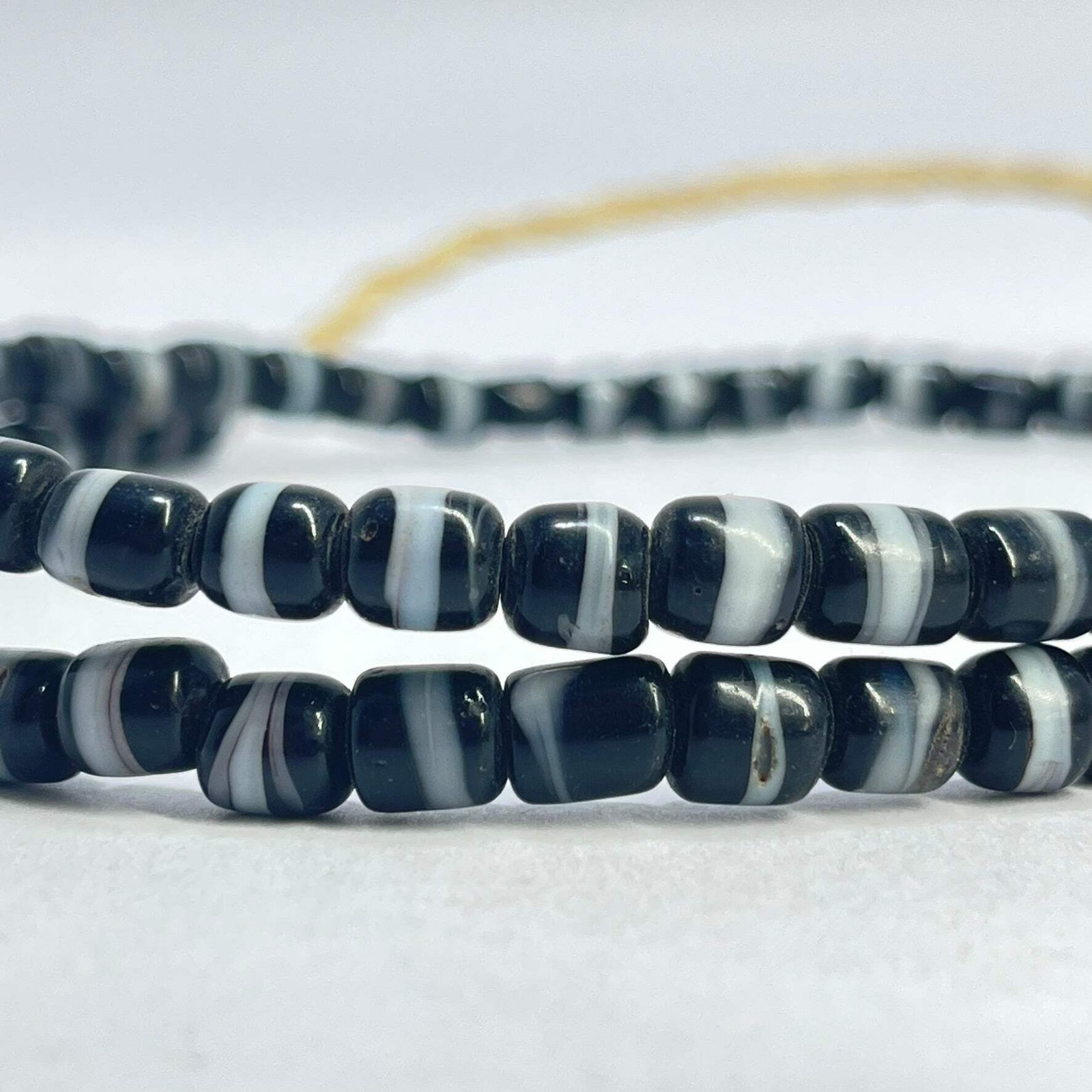 Bohemian Black and White Trade Beads Bohemian Black and White Trade Beads