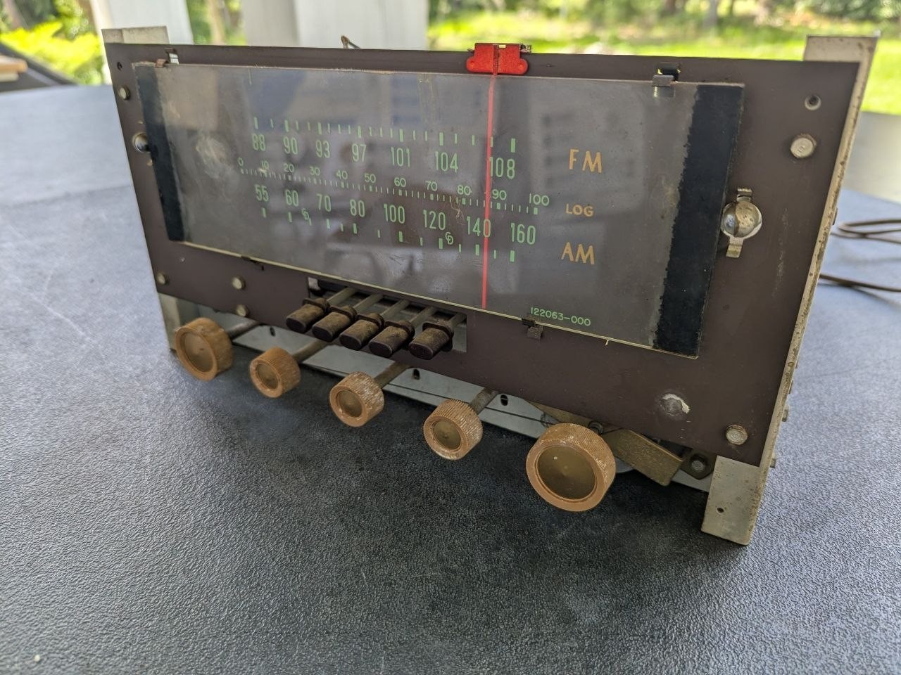 Vintage 1957 Stromberg Radio SR-406 6L6 Mono AM/FM Tube Receiver Chassis - RE Vintage 1957 Stromberg Radio SR-406 6L6 Mono AM/FM Tube Receiver Chassis - RE
