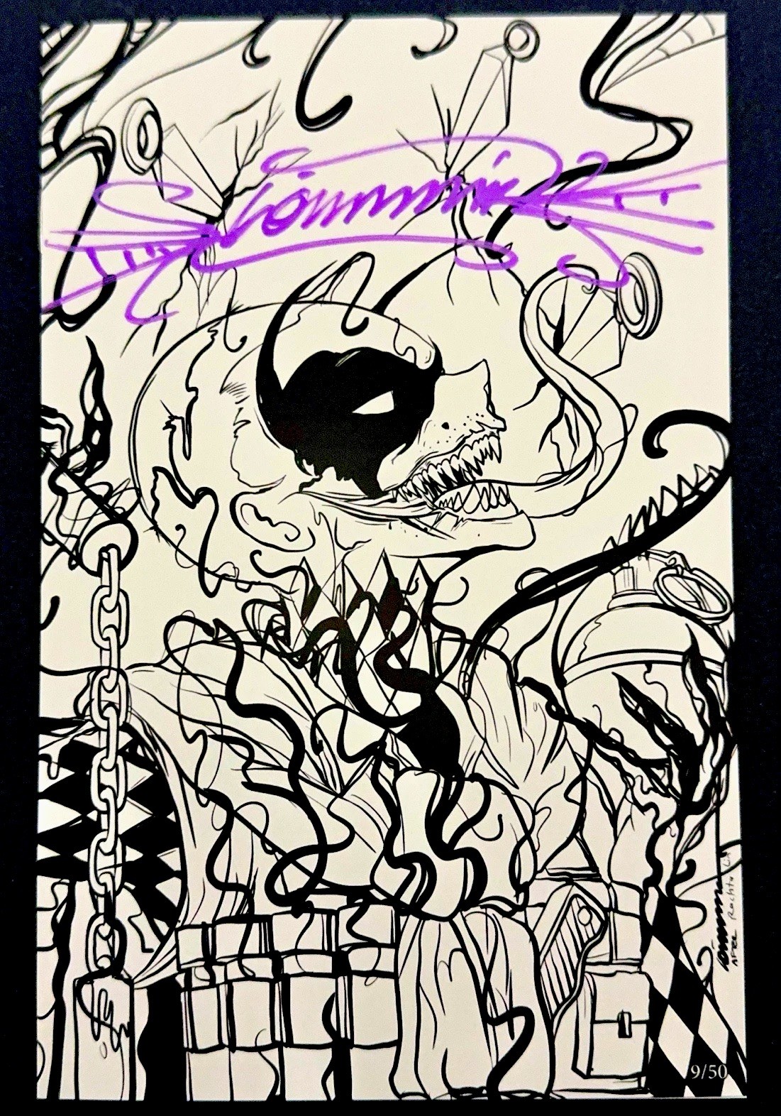 Absolute Batman #1 Venomized SIGNED Gorkem Demir w/COA Rachta B&W LTD 50 Absolute Batman #1 Venomized SIGNED Gorkem Demir w/COA Rachta B&W LTD 50