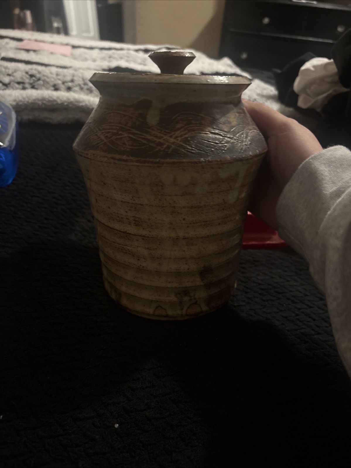 Vintage Jim McClelland Pottery With Lid Vintage Jim McClelland Pottery With Lid