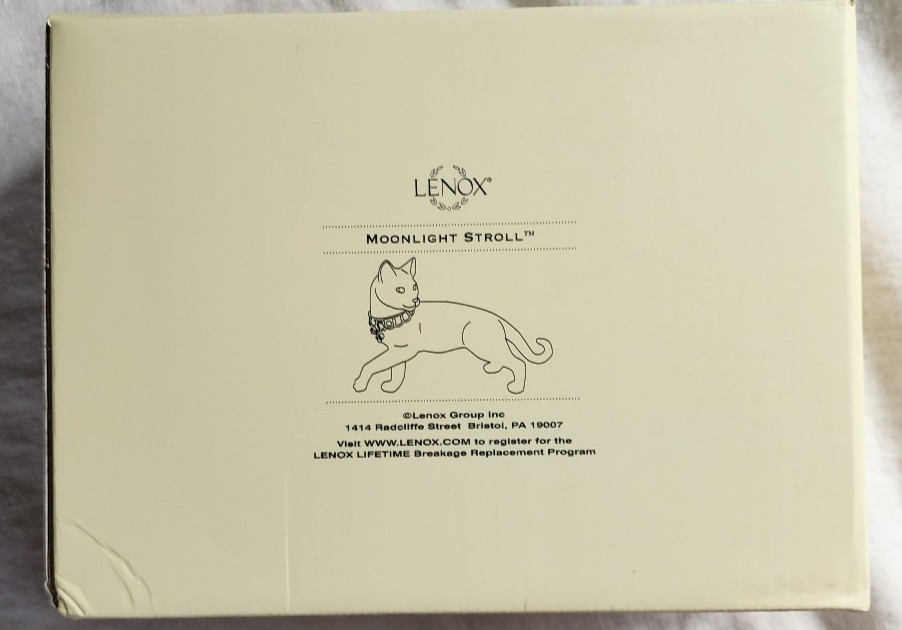 Lenox Moonlight Stroll Figurine - Limited Edition with Box. NIB