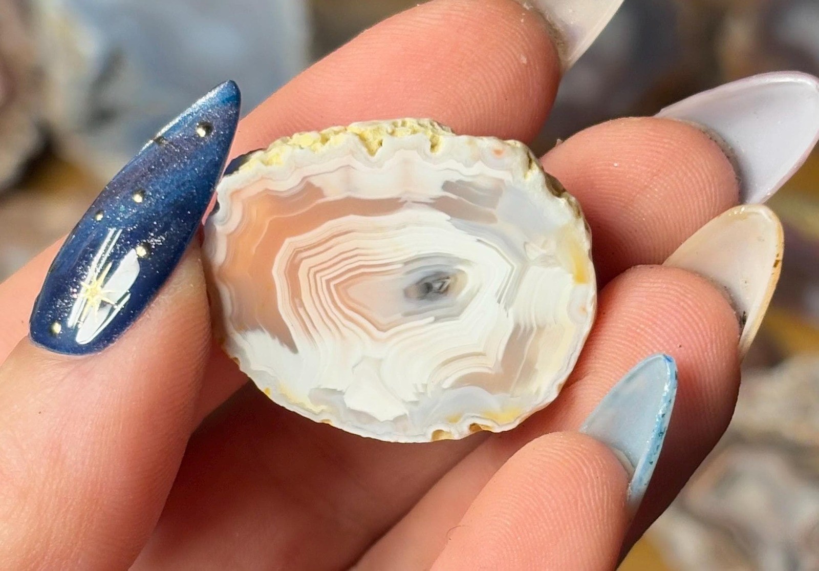 Queensland Creek Agate • Natural Australian Banded Stone • Collector Specimen Queensland Creek Agate • Natural Australian Banded Stone • Collector Specimen