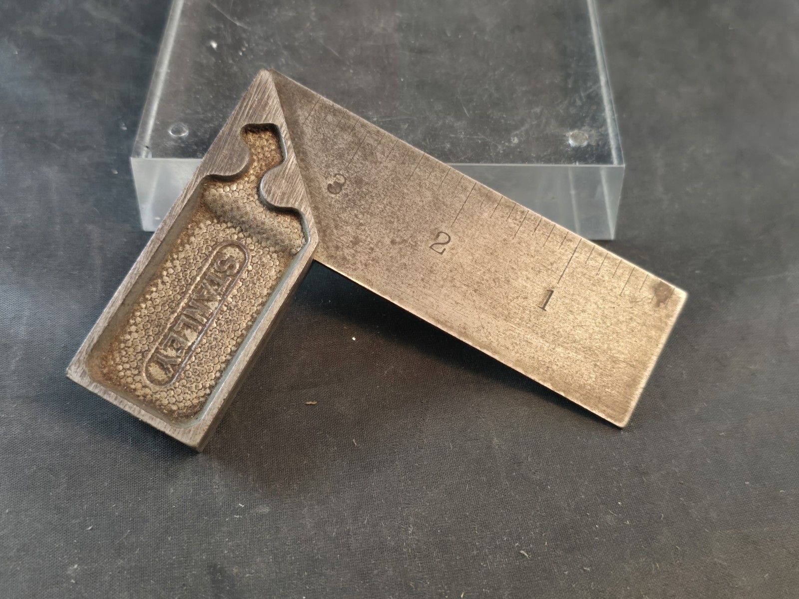 Vintage Stanley All Metal Try Square 3” Super Rare Size  USA