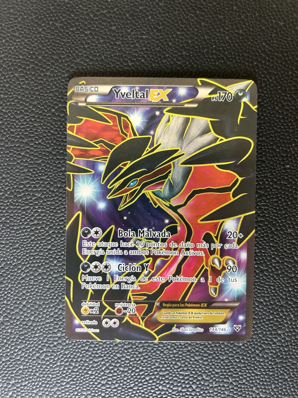 Yveltal EX 144/146 - Full Art - Pokemon XY 2014 (Spanish) Yveltal EX 144/146 - Full Art - Pokemon XY 2014 (Spanish)