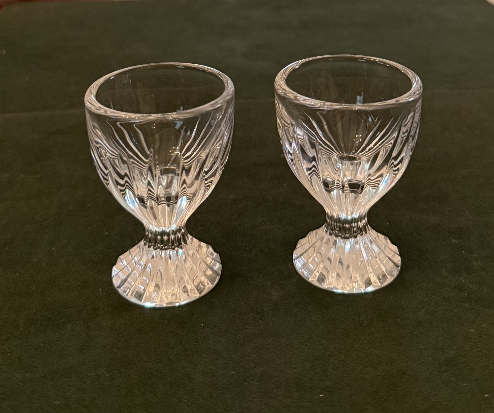Authentic Baccarat Crystal Massena Egg Cups - Set of 2 Authentic Baccarat Crystal Massena Egg Cups - Set of 2