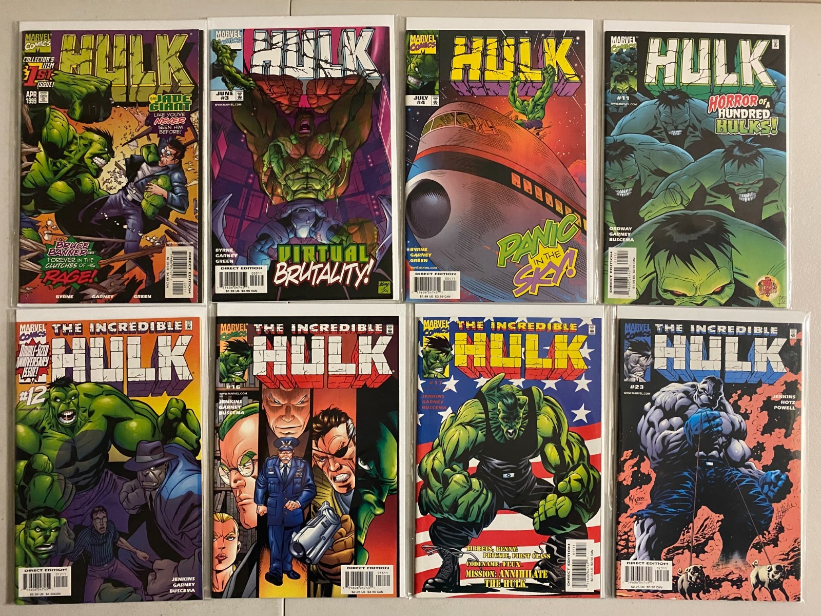 Incredible Hulk lot #1-70 Marvel 2nd Series (avg 8.0 VF) 35 diff (1999 to 2004)