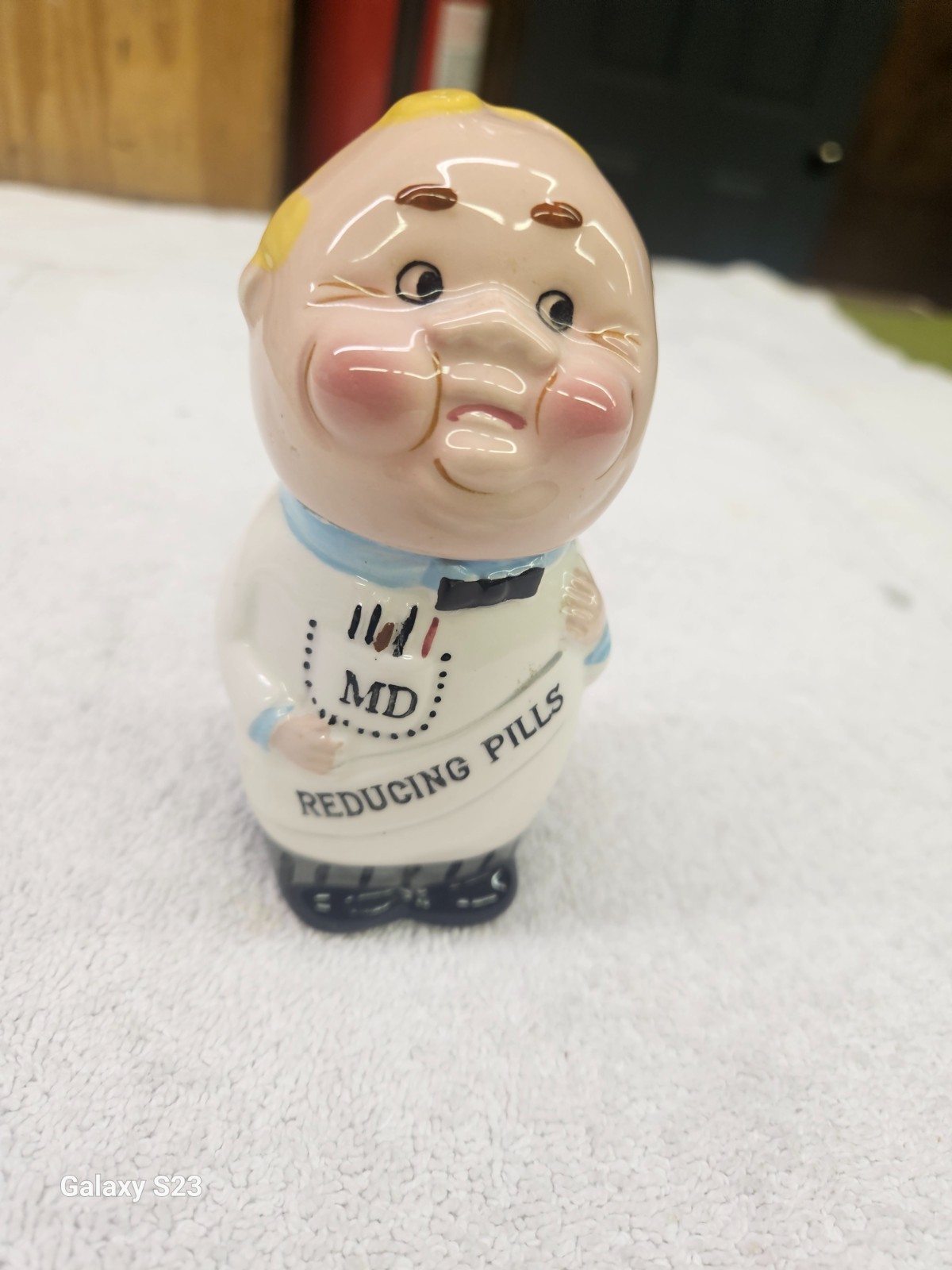 Vintage Shafford Yona Original Reducing Pills Doctor Ceramic Pill Jar Japan 5051 Vintage Shafford Yona Original Reducing Pills Doctor Ceramic Pill Jar Japan 5051