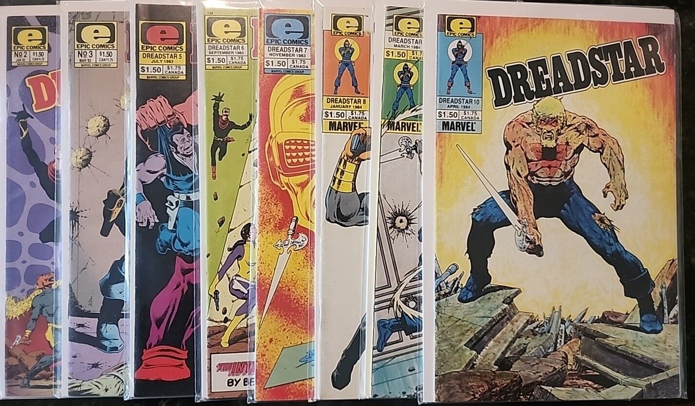 DREADSTAR Lot Original series 19 issues Annual 1, 2,3,5-10,13-18, 21-23, &25