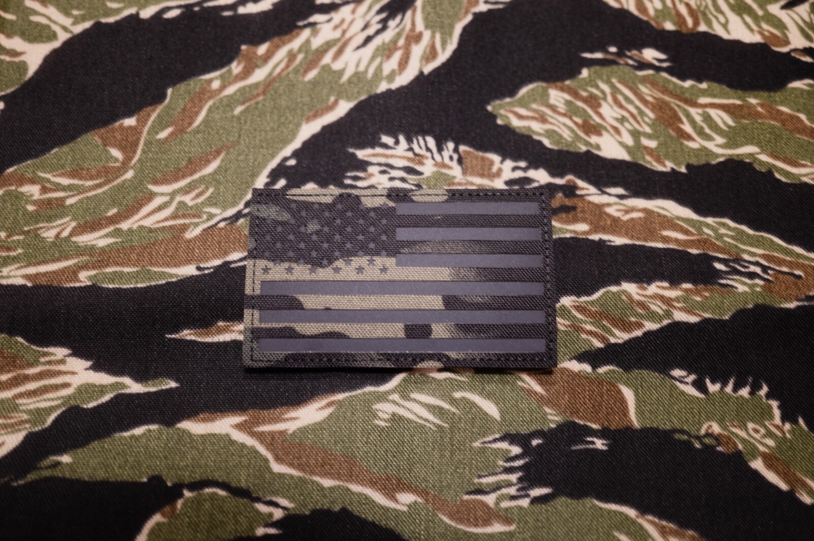 Multicam Black IR American Flag Patch NSWDG DEVGRU CAG SEAL RECCE SOF 5X3 inch