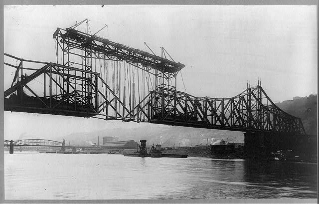 Photo:Wabash Railroad Bridge c1904 Steel Truss Lift Bridge Photo:Wabash Railroad Bridge c1904 Steel Truss Lift Bridge
