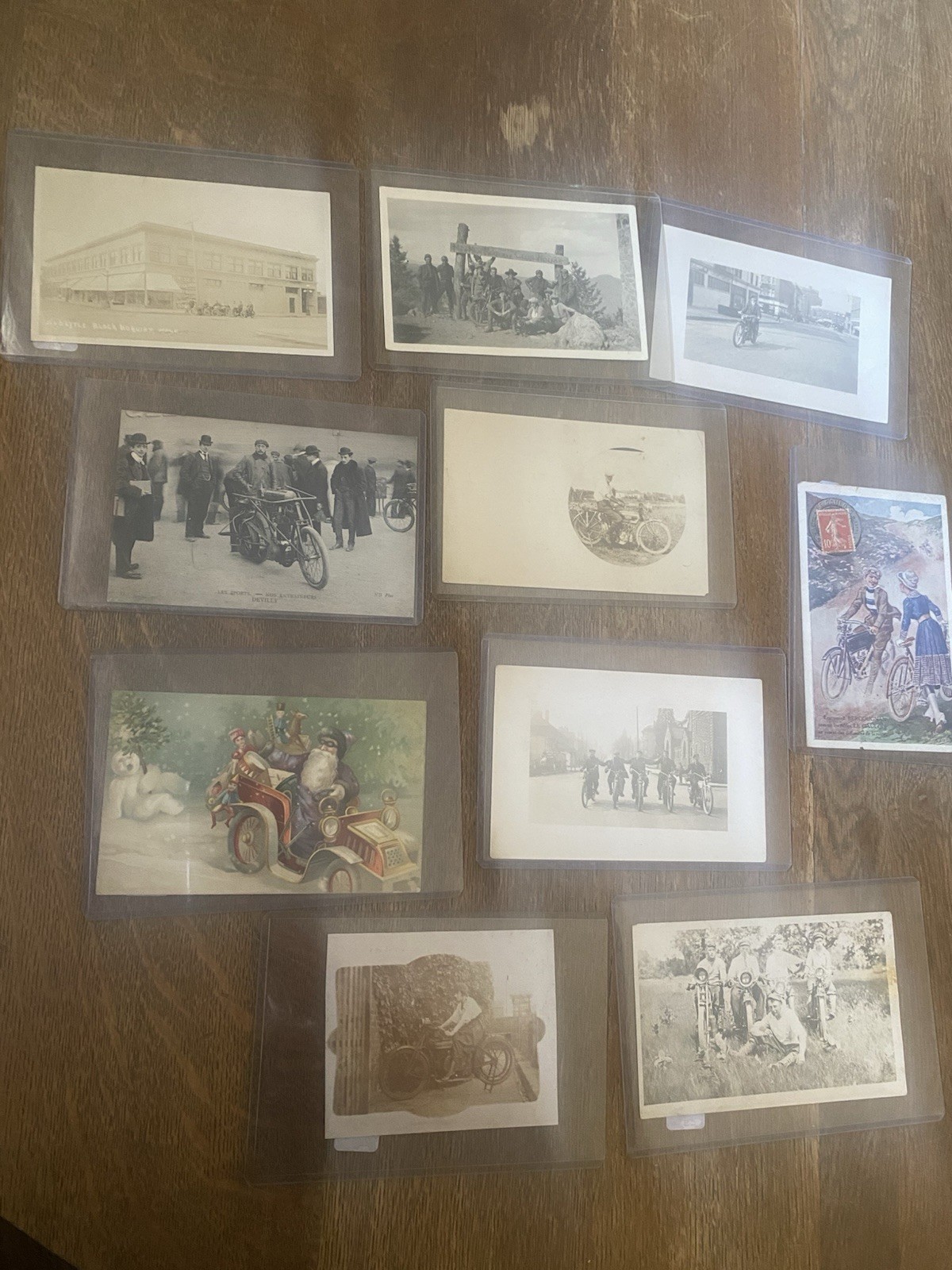 05: Lot of Ten Antique Motorcycle Related Images Vintage Photos Postcards RPPC 05: Lot of Ten Antique Motorcycle Related Images Vintage Photos Postcards RPPC