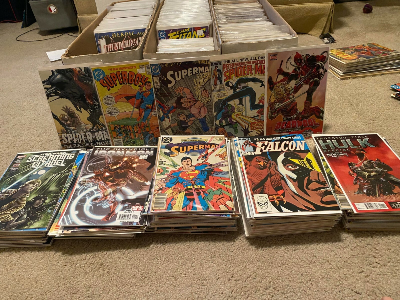 Large 50 COMICS BOOK LOT-MARVEL, DC, INDIES- FREE/Fast Shipping VF to NM+ ALL Large 50 COMICS BOOK LOT-MARVEL, DC, INDIES- FREE/Fast Shipping VF to NM+ ALL