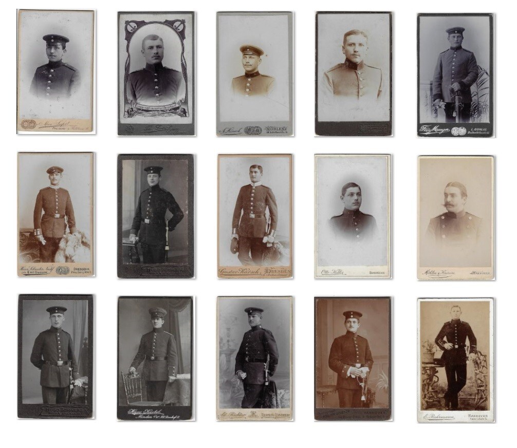 Military 100 photos cdv c1900 German officers ..all scanned Military 100 photos cdv c1900 German officers ..all scanned