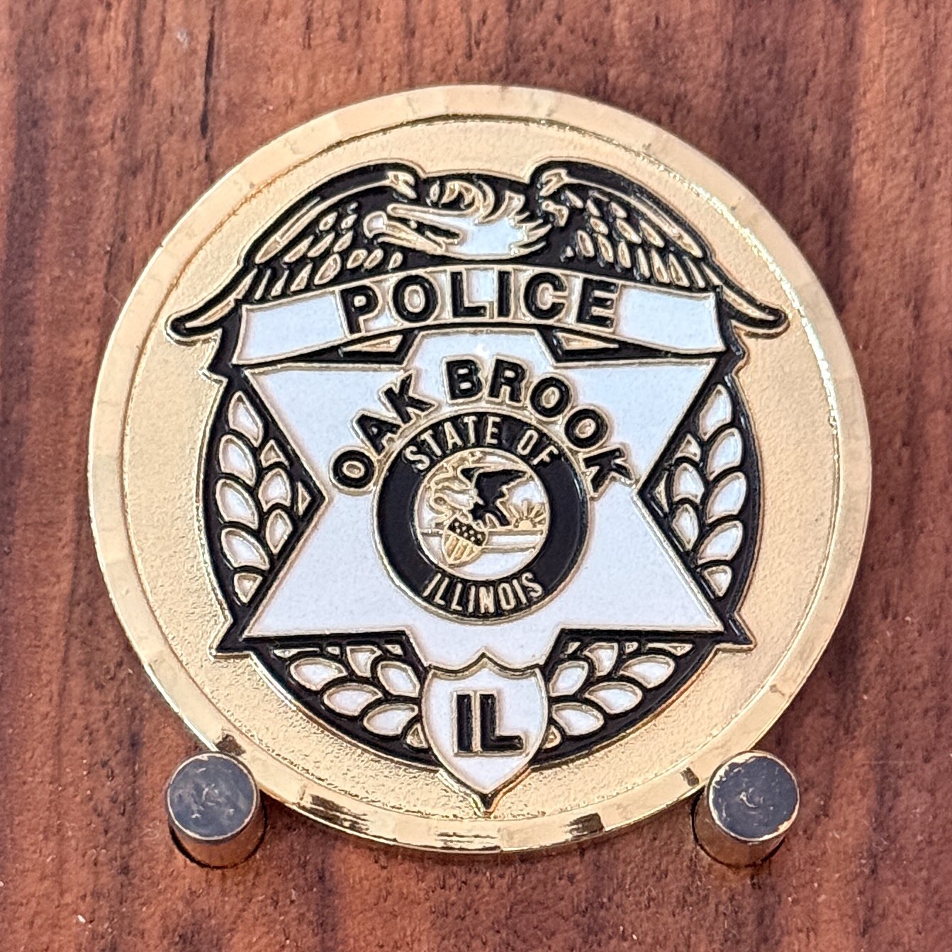 Oak Brook IL Police Sergeant Vel Torlo Team D 2024 Challenge Coin W#20 Oak Brook IL Police Sergeant Vel Torlo Team D 2024 Challenge Coin W#20